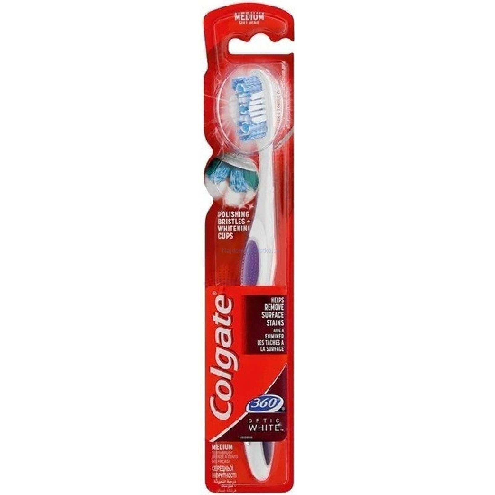 Colgate 360° Optic White medium Colgate 360° Optic White medium Colgate 360° Optic White medium Colgate 360° Optic White medium Colgate 360° Optic White medium Ďalšie fotky (12) Colgate 360° Optic White medium