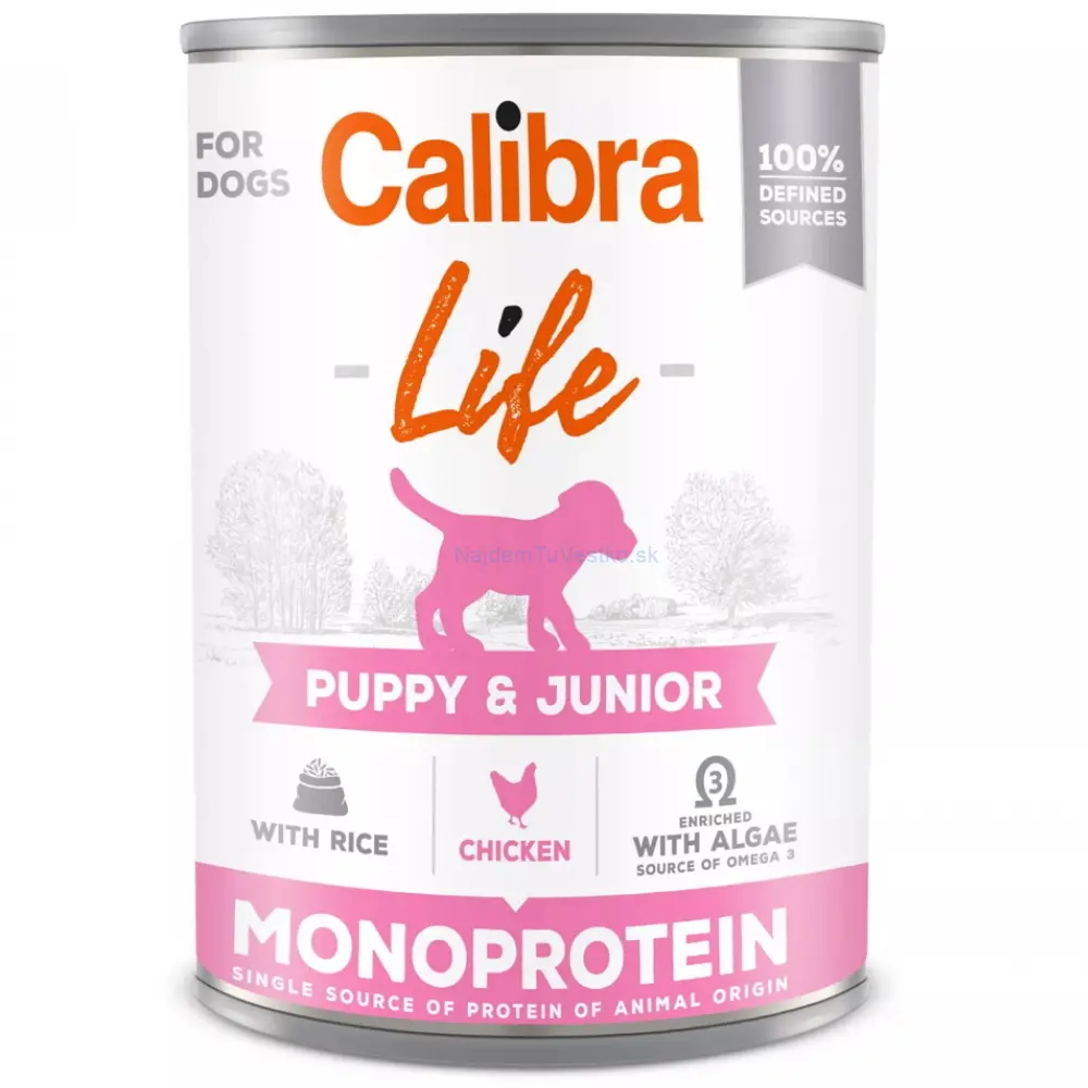 CALIBRA DOG LIFE KONZ.PUP&JUN CH&R 400 G