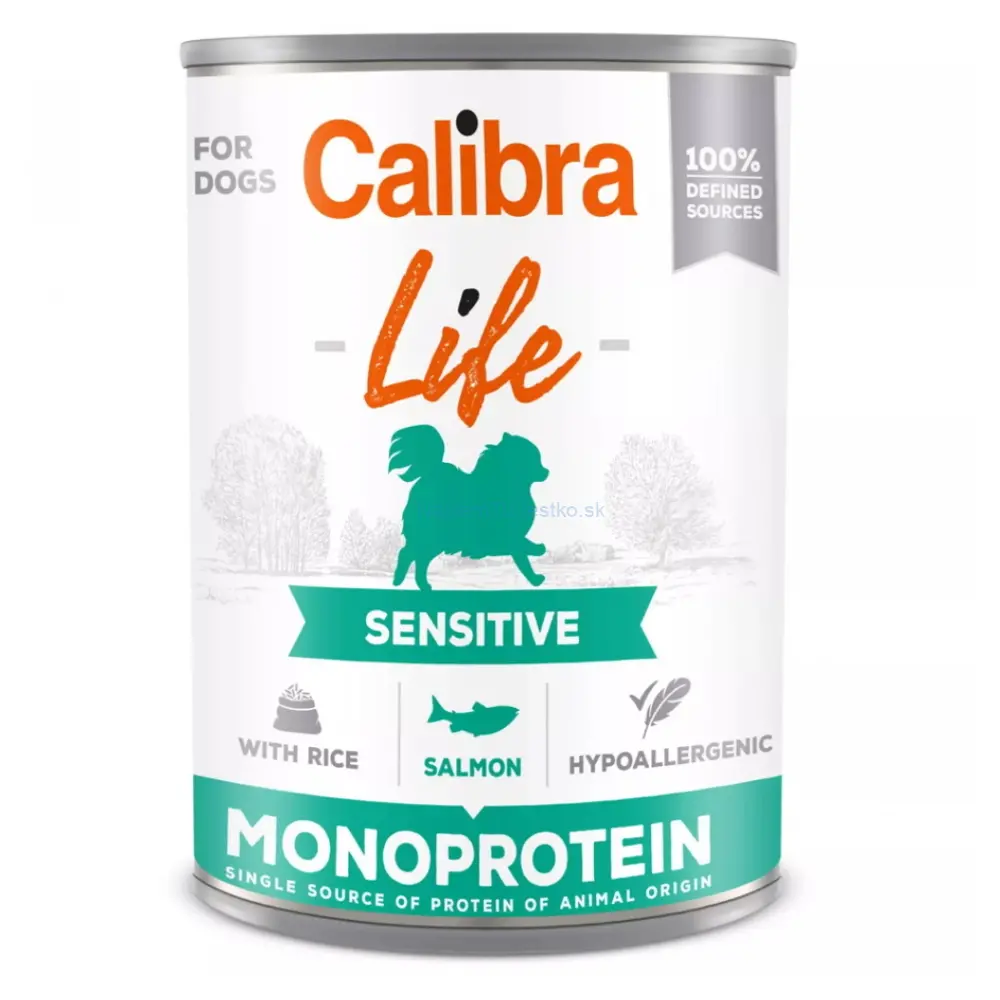 CALIBRA DOG LIFE KONZ.SENS.SALM&R 400G