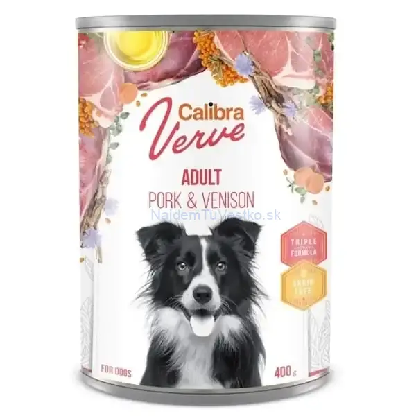 CALIBRA DOG VERVE KONZ.GF AD.S&T 400G SALM&TURK
