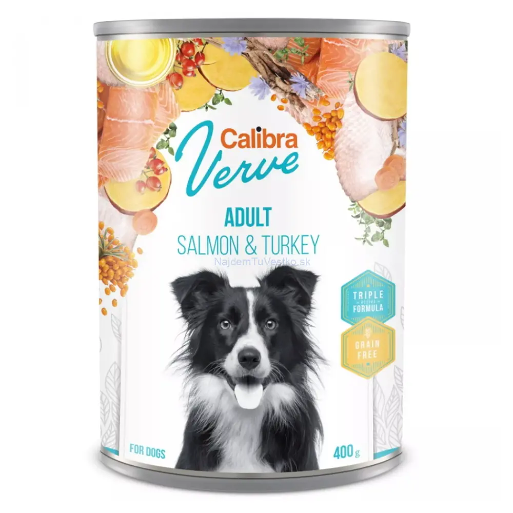 CALIBRA DOG VERVE KONZ.GF SEN.T&L 400G TURK&LAMB