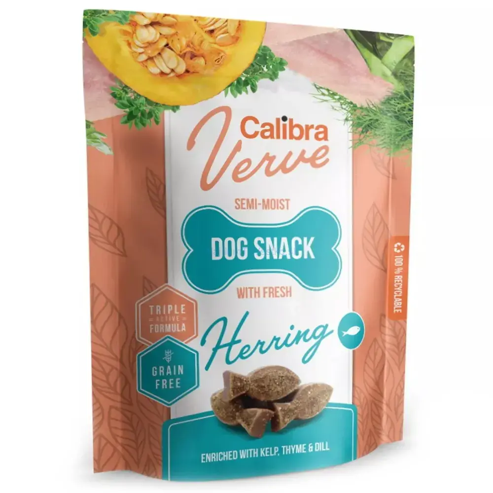 CALIBRA DOG VERVESEMI-MOIST SNACK FRESH HERRING 150G
