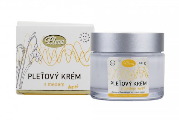 Pleťový krém s medom denný, 50g