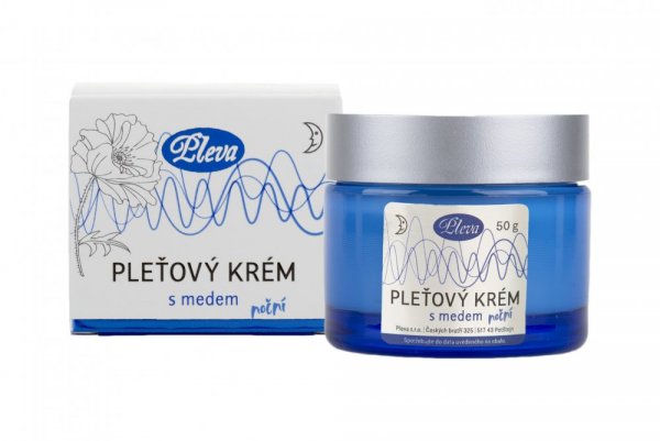 Pleťový krém s medom nočný, 50g