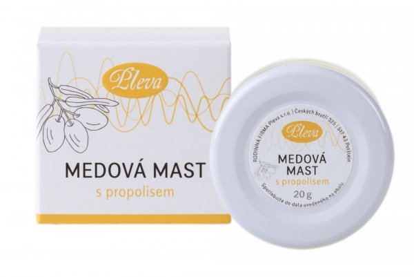 Medová masť s propolisom, 20g