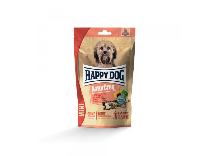  HAPPY DOG NATUR CROQ MINI SNACK LACHS 100G 