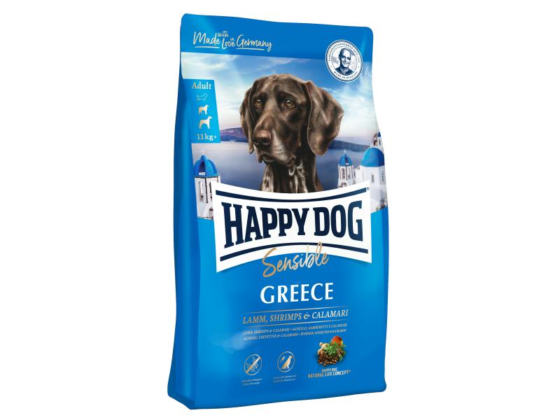 HAPPY DOG SUPREME GREECE 11KG JAHN., KREV., KALM.&RYZA
