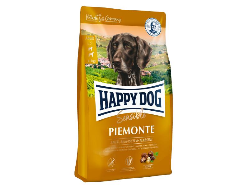 HAPPY DOG SUPREME PIEMONTE 10KG KACICA&MOR.RYBY, JEDLE GASTANY