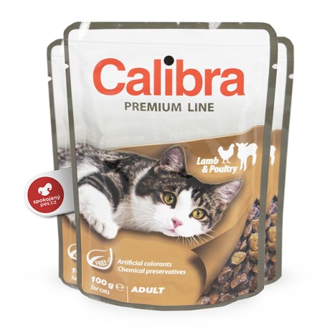 CALIBRA CAT KAPS.AD.100G LAMB&POULT