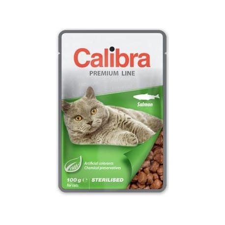 CALIBRA CAT KAPS.STERIL.100G SALMON