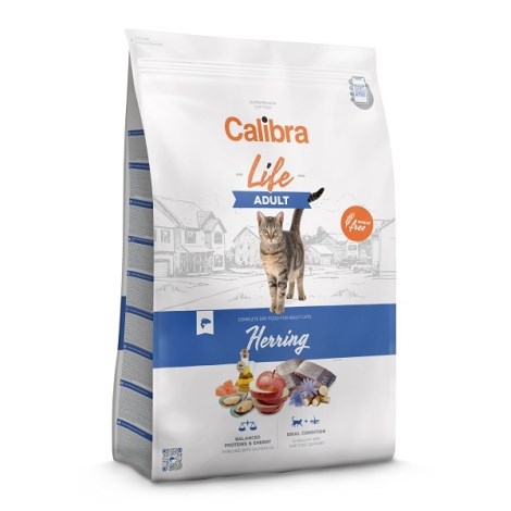 CALIBRA CAT LIFE ADULT HERRING 6KG 