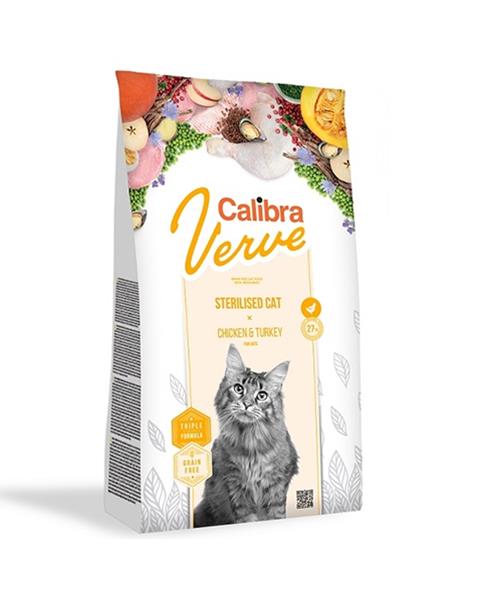 CALIBRA CAT VERVE GF CHICK&TURK 750G 