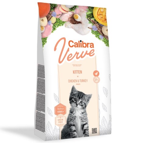 CALIBRA CAT VERVE GF KITT.CHICK&TUR 750 G