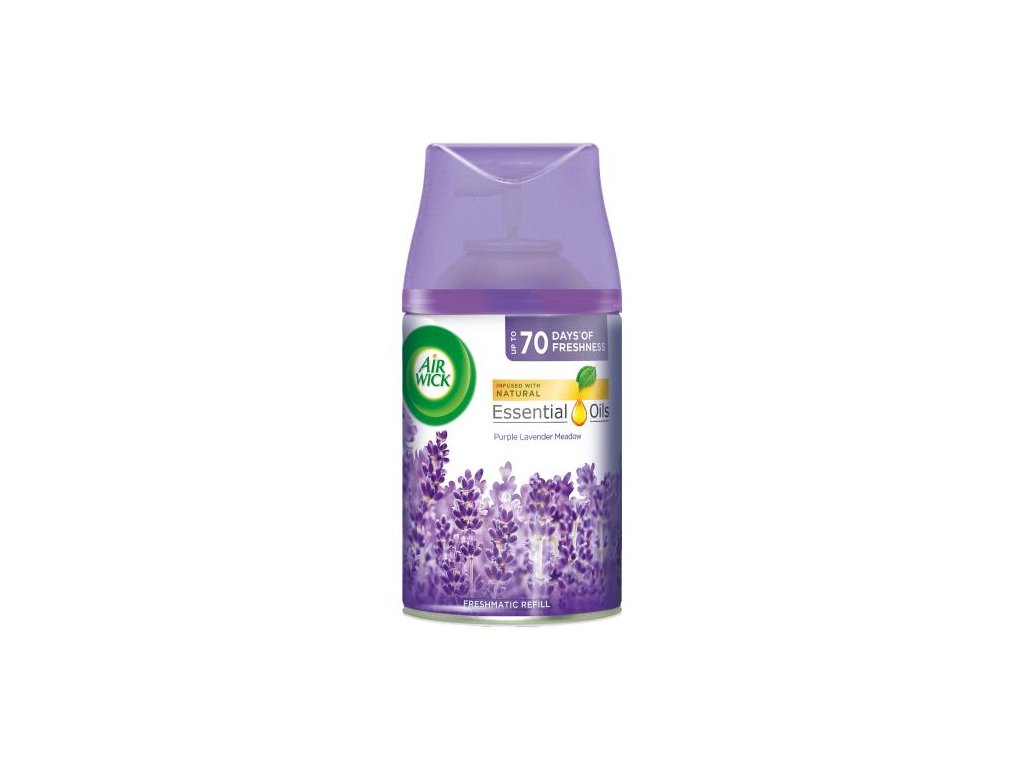 AIR WICK ESSENTIAL OILS - LEVANDUĽOVÉ LÚKY NÁPLŇ DO OSV. VZD. 250ML