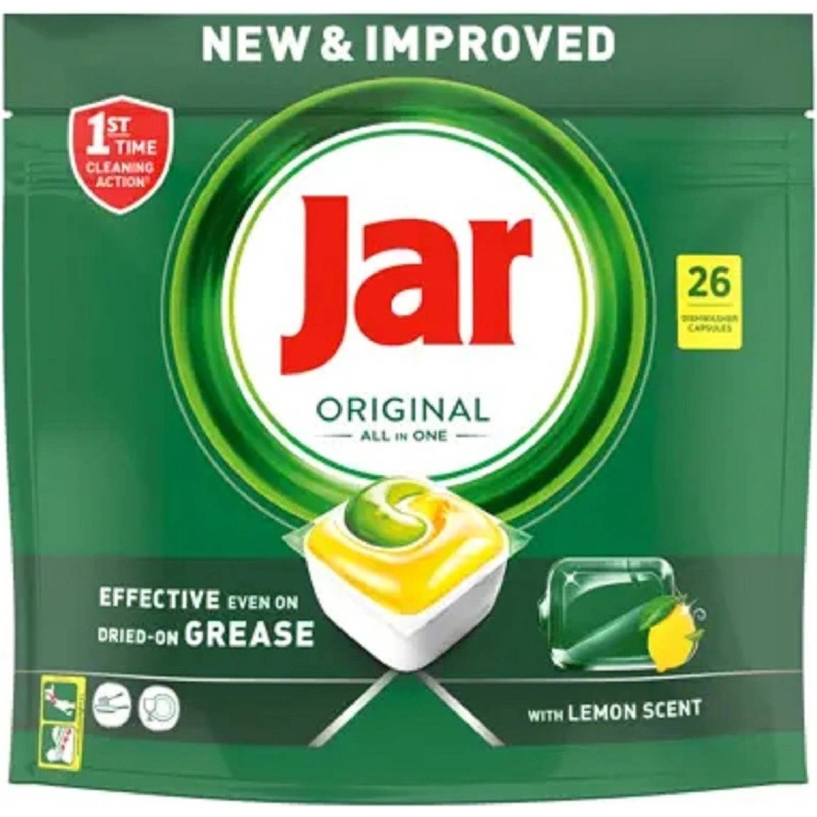 JAR Tablety do umývačky Original All-in-One Yellow 26 ks 