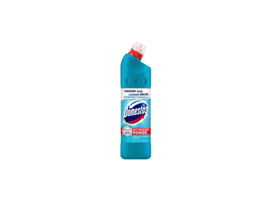 Domestos Extended power Atlantic fresh modrý čistiaci prostriedok na WC - 750 ml