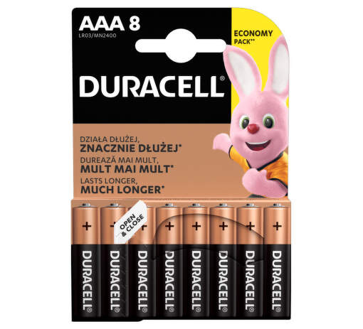 Duracell Basic AAA K8 2400 8ks