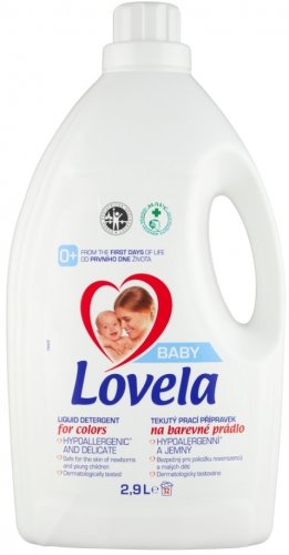  Lovela baby prací gél na biele, farebne  2,9l 