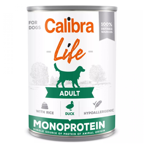 CALIBRA DOG LIFE KONZ.AD.DUCK&R 400G