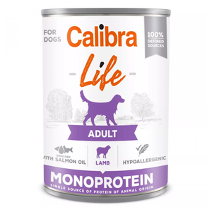 CALIBRA DOG LIFE KONZ.AD.LAMB 400G