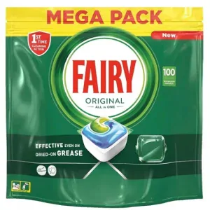 Fairy Original Allinone 100ks - kapsule do umývačky riadu-Mega Pack