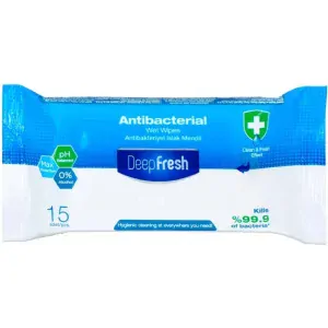 Deep Fresh ubrousky vlh Antibacterial na ruce 15 ks
