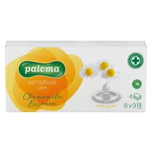  PALOMA Sensitive Care Chamile Essence hygienické vreckovky 8x9ks 