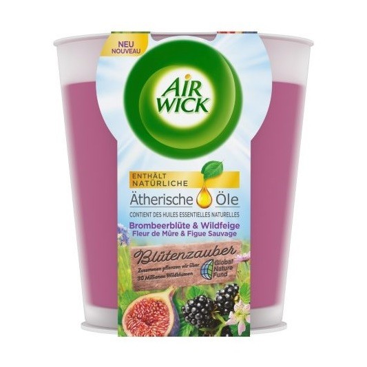 AIR WICK Sviečka Blackberry Blossom & Wild Fig 105g