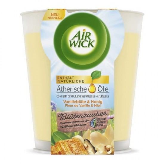 AIR WICK Sviečka Vanilla Blossom & Honey 105g