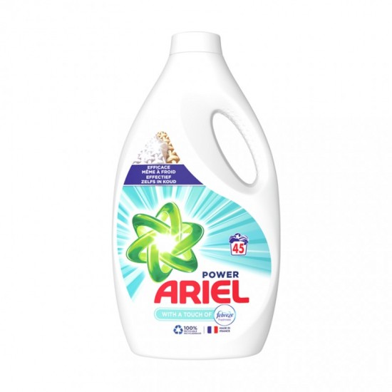 ARIEL Prací Gél Power - Touch Of Febreeze - 2,475L