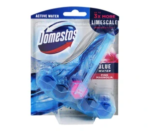 Domestos Power 5+ Active Blue Water Pink Magnolia tuhý WC blok 53 g