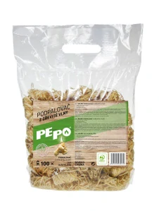 PEPO podpalovač z drevitej vlny, 100 ks