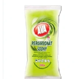 AVA Perkarbonát sodný, čo je ekologický bieliaci a čistiaci prostriedok na báze aktívneho kyslíka.