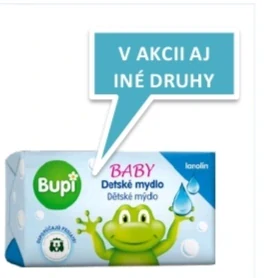 detské mydlo značky Bupi