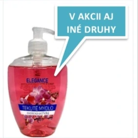 tekuté mydlo značky Elegance. 