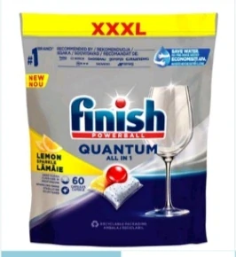 Finish Quantum All in 1 Lemon Sparkle tablety do umývačky riadu.