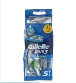 jednorazový holiaci strojček Gillette Blue3 Simple, balenie 5 ks.