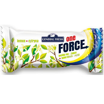 General Fresh One Force Kocka Do WC Náhrada Lemon 40g