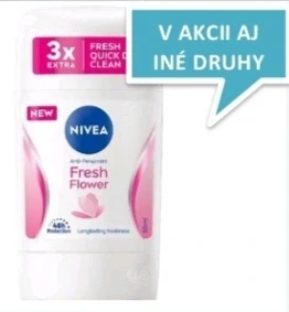 tuhý antiperspirant NIVEA Fresh Flower, 50 ml.