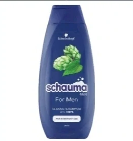 šampón Schauma For Men s chmeľovým extraktom.
