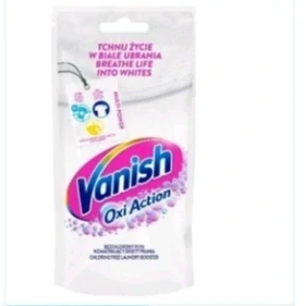 Vanish Oxi Action tekutý odstraňovač škvŕn na biele tkaniny, 100 ml.