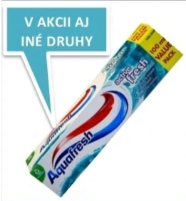 zubná pasta Aquafresh Active Fresh.