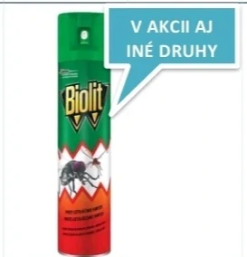 Biolit sprej proti hmyzu.