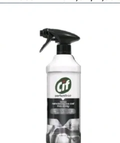 čistiaci prostriedok Cif Perfect Finish sprej na nehrdzavejúcu oceľ.