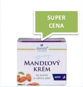 Damita Cosmetics Mandľový krém nočný.