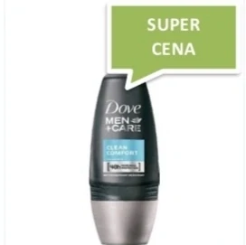 antiperspirant Dove Men+Care Clean Comfort.