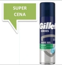 Gillette Series Sensitive gél na holenie.