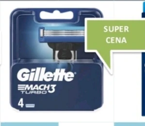 náhradné hlavice Gillette Mach3 Turbo.