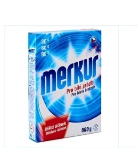 Prací prášok Merkúr na biele 12pranie 600g