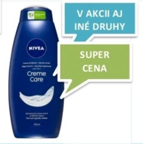 NIVEA Creme Care je ošetrujúci sprchový gél.
